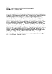 P102 Disturbing Ant-Aphid Mutualism for Better Biological Control of Aphids Csaba Nagy, Jerry V