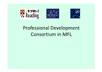 Professional Development Consortium In