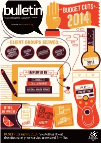 RCSLT Cuts Survey 2014:You Tell Us About the Effects on Your Service Users and Families