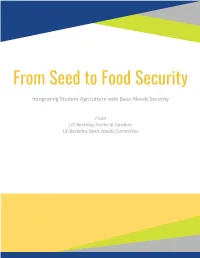 From Seed to Food Security