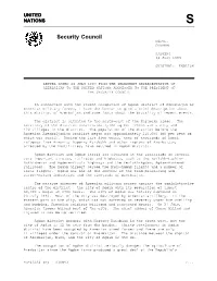 Security Council Distr