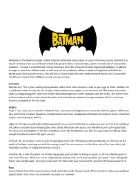 The Batman Jumper, a Little Forgotten Animated Series Based on One Of