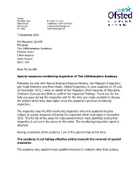 7 December 2015 Ms Marianne Gentilli Principal the Littlehampton