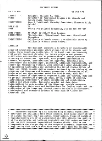 Calif. PUB DATE 75 NOTE 646P.; for Related Documents, See CE 005 479-481