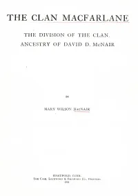 Clan Macfarlane