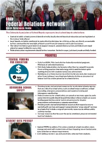 Federal Quick Reference