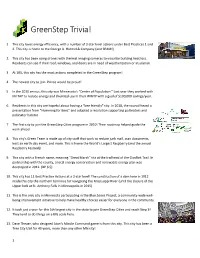 Greenstep Trivia!