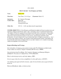 RELS-V262-New Religions & Media Syllabus-Spring 2020-Sec 2