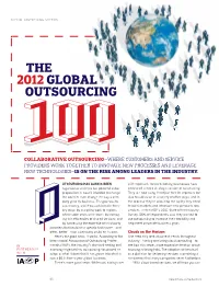 The 2012 Global Outsourcing
