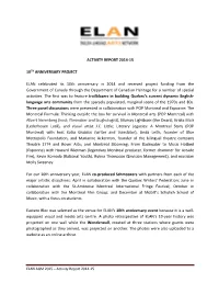 Activity Report 2014-15