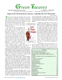 Vol. 23, No. 1 Spring 2017