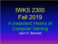 Introduction to Gaming