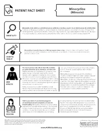 Minocycline-Minocin-Fact-Sheet.Pdf