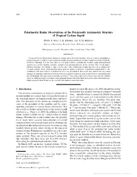 Polarimetric Radar Observations of the Persistently Asymmetric Structure of Tropical Cyclone Ingrid