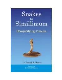 Master Snakes to Simillimum C