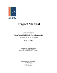 Project Manual