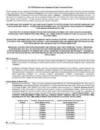 Q1 2018 Entercom National Cash Contest Rules