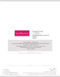 Redalyc.A New Northern Distribution Limit of Abrocoma Bennettii