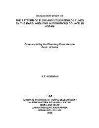 The Pattern of Flow and Utilisation of Funds by the Karbi Anglong Autonomous Council in Assam