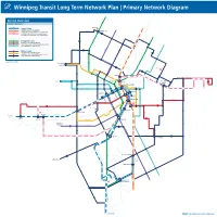 Winnipeg Transit Long Term Network Plan | Primary Network Diagram