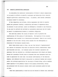 XIX. DELIUS's COMPOSITIONAL TECHNIQUES in Concluding The