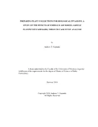 A Study of the Effects of Emerald Ash Borer