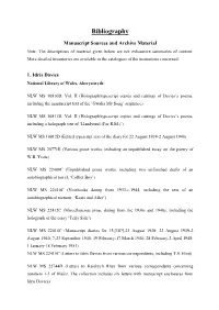 Bibliography
