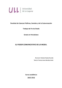 El Poder Comunicativo De La Moda