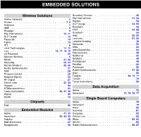 Embedded Solutions