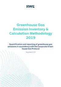 Emission Inventory & Calculation Methodology 2019