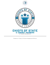 Information As of 1 January 2019 Has Been Used in Preparation of This Directory