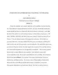 SYSTEMATICS of LADYDIRD BEETLES (COLEOPTERA: COCCINELLIDAE) by JOSÉ ADRIANO GIORGI (Under the Direction of Joseph V. Mchugh)