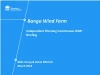 Bango Wind Farm IPCN Presentation