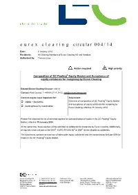 Eurex Clearing Circular 004/14