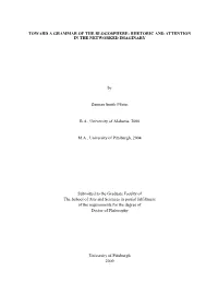 I TOWARD a GRAMMAR of the BLOGOSPHERE: RHETORIC and ATTENTION in the NETWORKED IMAGINARY by Damien Smith Pfister B.A., Universit