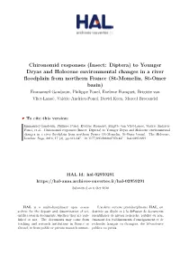 (Insect: Diptera) to Younger Dryas and Holocene Environmental Changes in a River Floodplain from Northern F