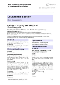 Leukaemia Section