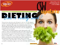 DIETING Does It Really Work? “Everyone Knows Diets Don’T Work