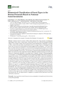 Harmonized Classification of Forest Types in the Iberian Peninsula