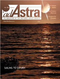 Sailing to Saturn