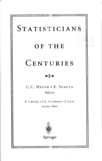 Statisticians of the Centuries