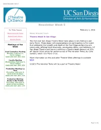 Winter Newsletter: Week 5