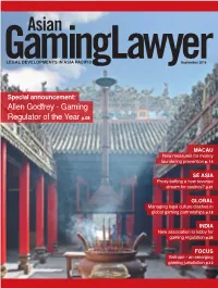 Gaming Regulator of the Yearp.08