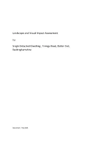 Landscape and Visual Impact Assessment Single Detached