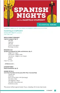 Program Notes