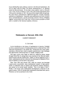 A Century of Mathematics in America, Peter Duren Et Ai., (Eds.), Vol