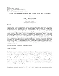 By Dr. C. Lalmuansangkimi IIMC, Aizawl Centre INTRODUCTION The