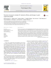 Cytotoxic Effects and Changes in Gene Expression Profile