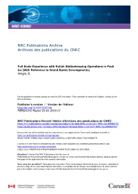 Full Scale Experience with Kulluk Stationkeeping Operations in Pack Ice (With Reference to Grand Banks Developments) Wright, B