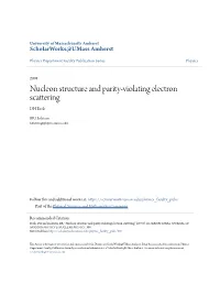 Nucleon Structure and Parity-Violating Electron Scattering DH Beck